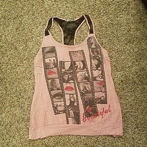 Paris/glamor themed tank top